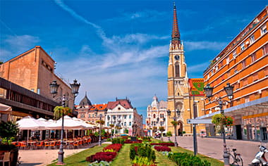 Novi Sad square, Serbia Novi Sad square, Serbia